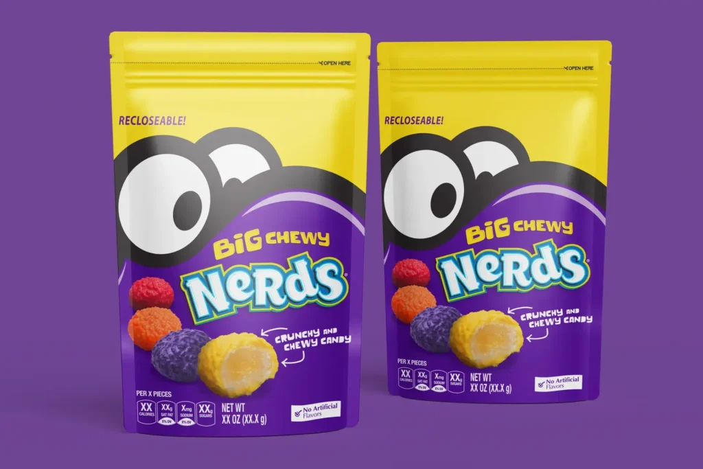 Chewy Nerds A Fresh Take on Classic Candy Design 3 nerds packaging new 01