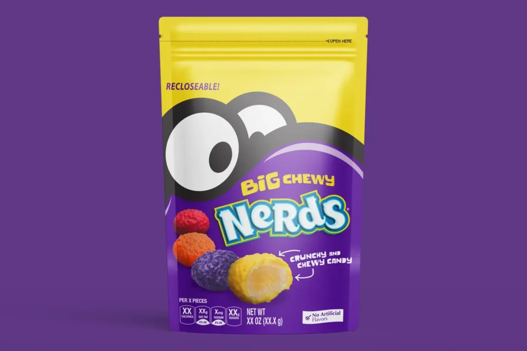 Chewy Nerds A Fresh Take on Classic Candy Design 4 nerds packaging new 02
